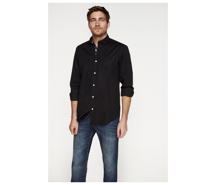 Springfield 150341301 XS Shirts For Men - Black - Zoom Image 1