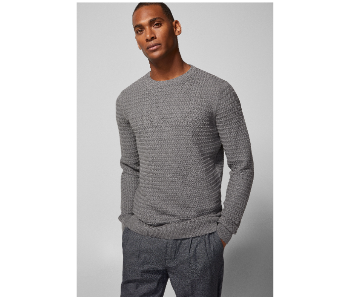 Springfield 140463644 XXL Knitted Jumper for Men - Dark Grey - Zoom Image 1