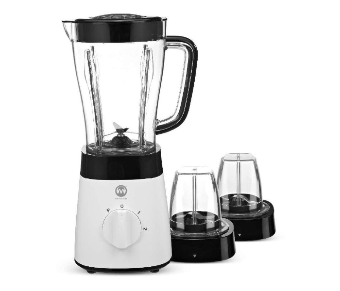 Microdigit MH822XR 3 in 1 Super Compact Blending Option Smart Blender - Black and White - Zoom Image 1