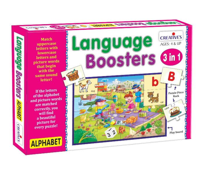 JMsouq Creative Educational CE01008 Language Boosters Alphabet Educational Game for Kids - Zoom Image