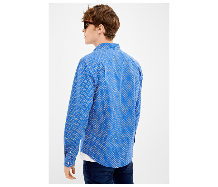 Springfield 150668412 XXXL Shirts for Men - Medium Blue - Zoom Image 4