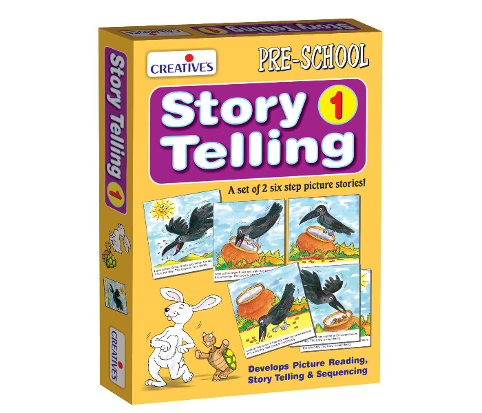 JMsouq Creative Educational CE00612 Story Telling Step by Step 1 Educational Game for Kids - Zoom Image 1