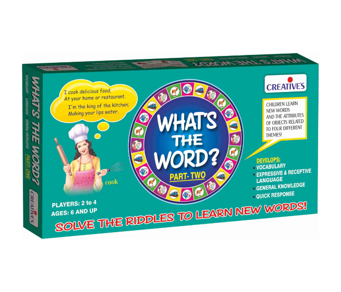 JMsouq Creative Educational CE00201 Whats the Word 2 Game for Kids - Zoom Image