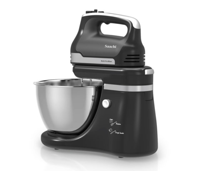 Saachi NL-HM4173 400W 4.5 Litre Hand Mixer with Rotating Mixer Head - Black - Zoom Image 2