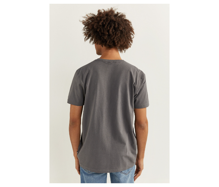 Springfield 026837241 Small Short Sleeve T-Shirt for Men - Dark Grey - Zoom Image 3