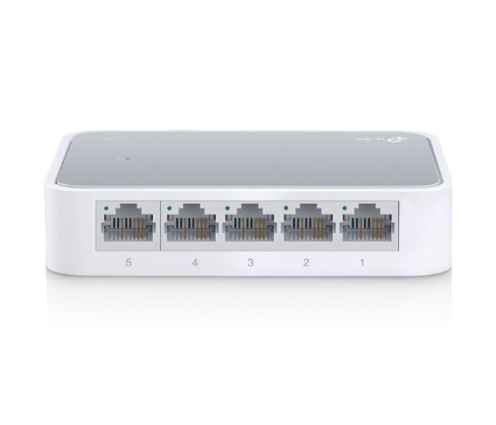 TP-Link 5-Port 10 100Mbps Desktop Switch TL-SF1005D - White - Zoom Image 1