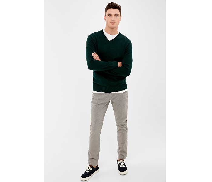 Springfield 140661220 Large Knitted Jumper for Men - Black - Zoom Image 1