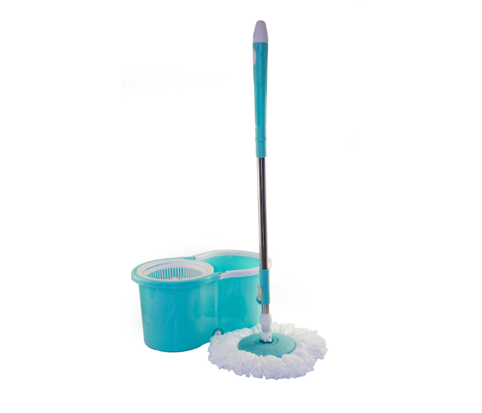 Easy 360 Degree Spinning Mop Bucket Set With 1 Free Mop Head - Blue - Zoom Image 6