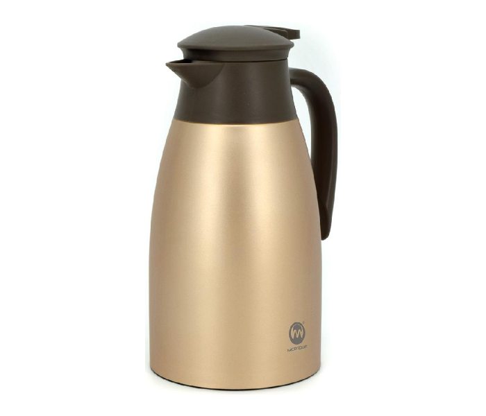 Microdigit MR215VF 1.5 Litre Elegant Powerful Stainless Steel Vacuum Flask - Gold - Zoom Image 2