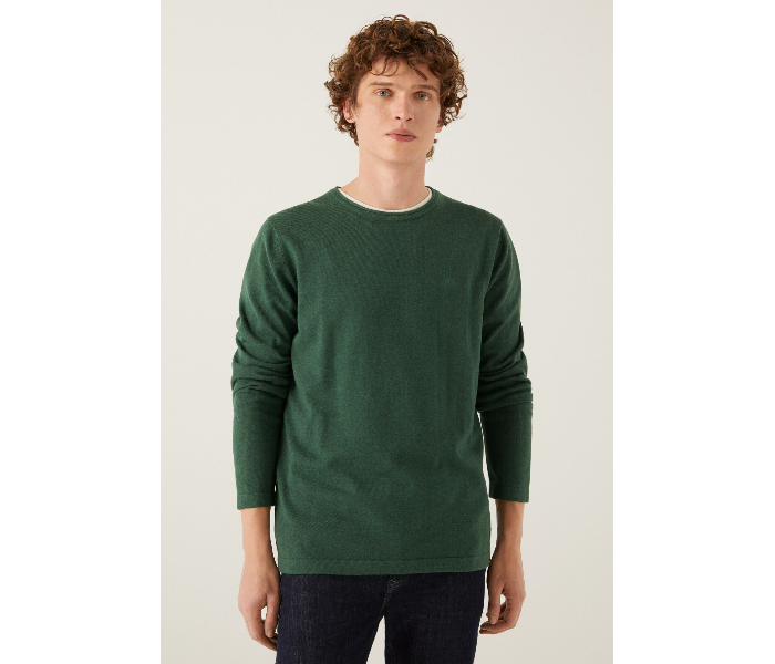 Springfield 140938727 XXL Knitwear for Men - Green - Zoom Image 3