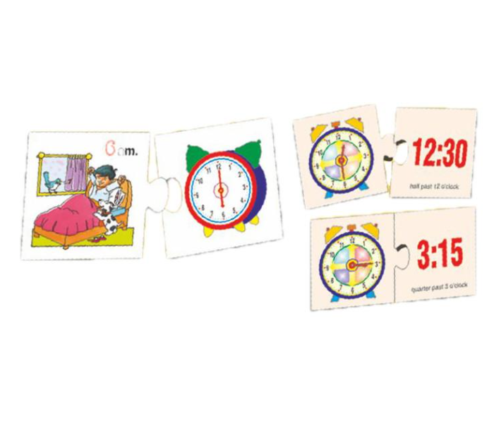 JMsouq Creative Educational CE00648 Fun with Time Educational Game for Kids - Zoom Image 2