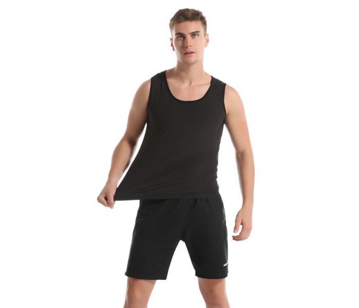 FN-Men Workout Sauna Shapewear for Weight Loss Large/XL - Black - Zoom Image 2