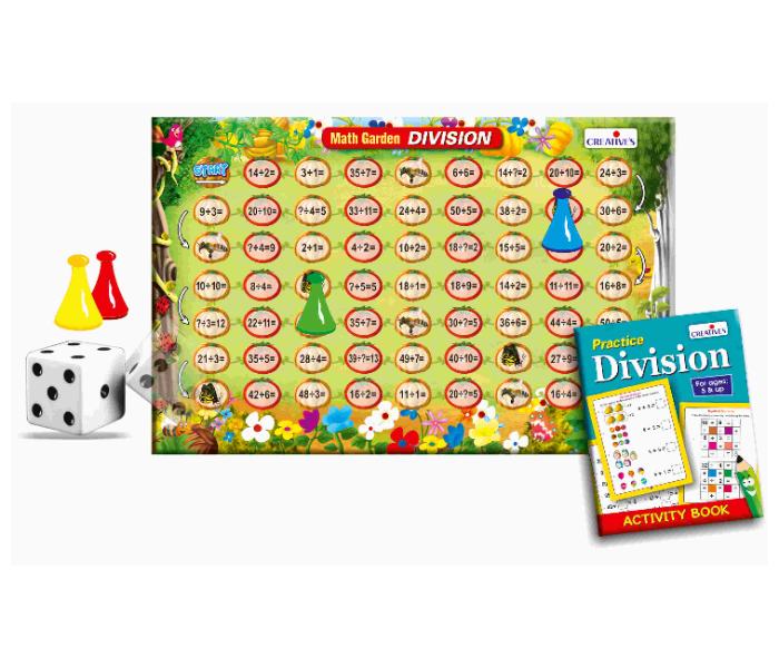 JMsouq Creative Educational CE01072 Practice Maths at Home Division Educational Game for Kids - Zoom Image 2