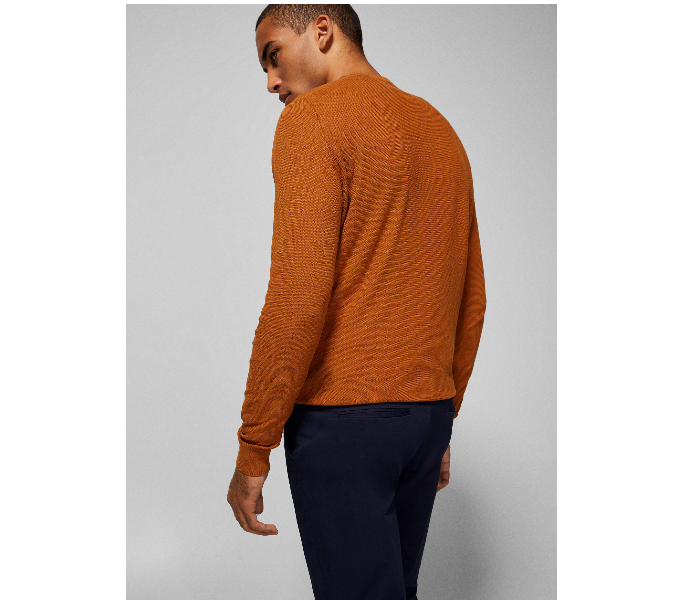 Springfield 140441567 Medium Knitted Jumper for Men - Orange - Zoom Image 2