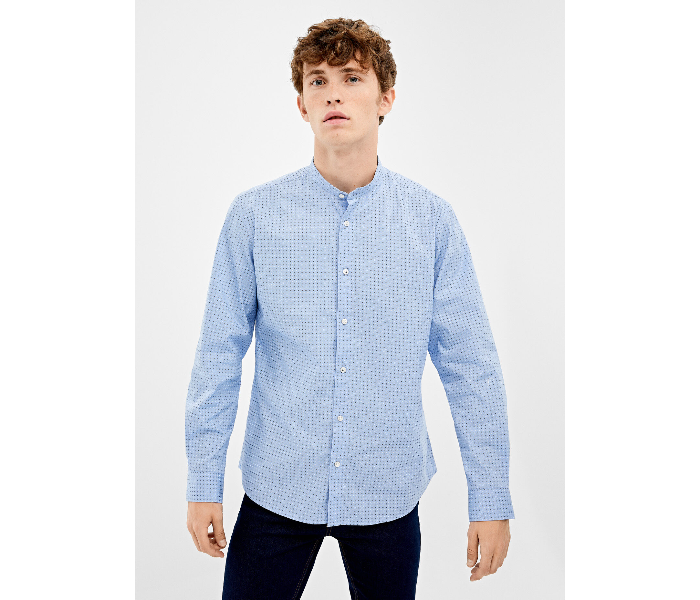 Springfield 150673014 Small Shirts for Men - Medium Blue - Zoom Image 1