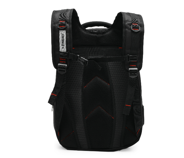 Star Gold SG-BP220 18 Inch Laptop Backpack - Black and Red - Zoom Image 4