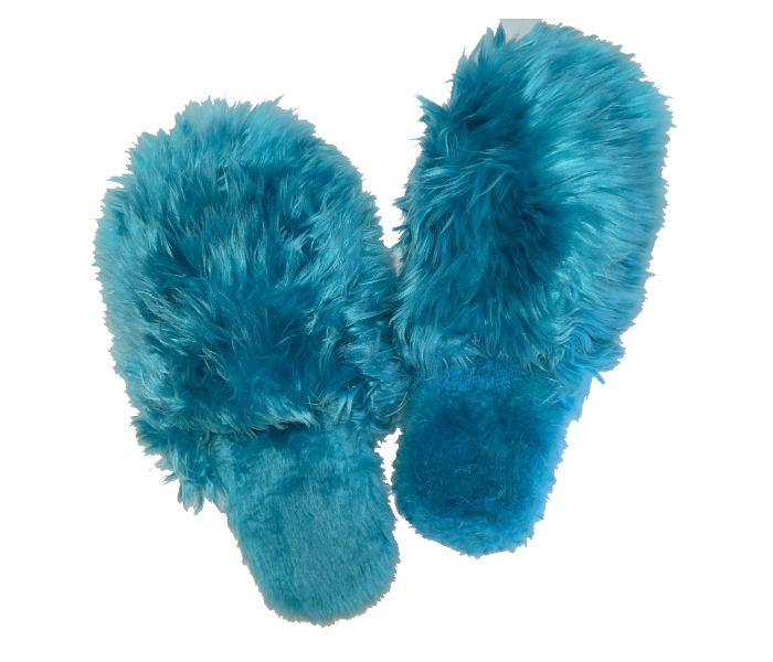 Casual LFC112 US 08 Daily Wear Soft Flat Home Slippers for Women - Light Blue - Zoom Image