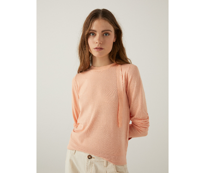 Springfield 133967263 Large Knitwear for Women - Coral - Zoom Image 2