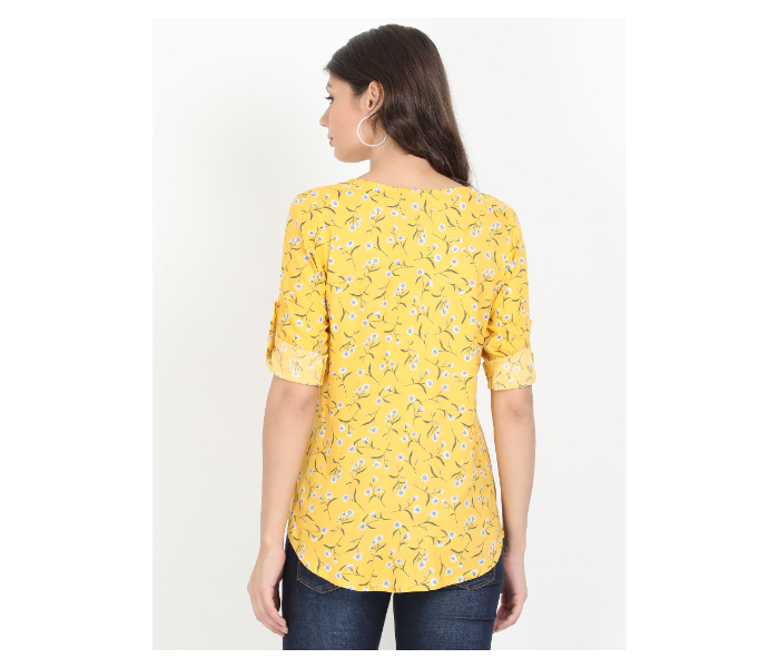 Kaia SK01ST0005LYL005 Small Casual Top for Women - Yellow - Zoom Image 3