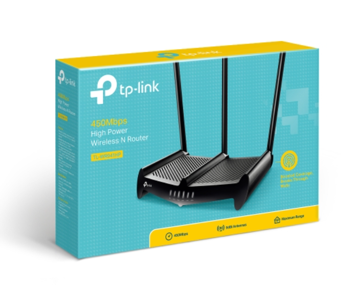 TP-Link TL-WR941HP 450Mbps High Power Wireless N Router - Black - Zoom Image 4