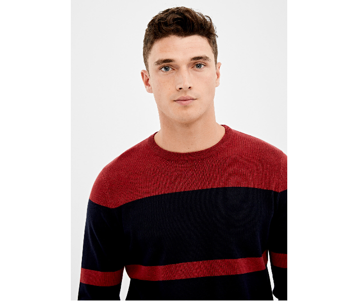 Springfield 140670160 Small Knitted Jumper for Men - Red - Zoom Image 3