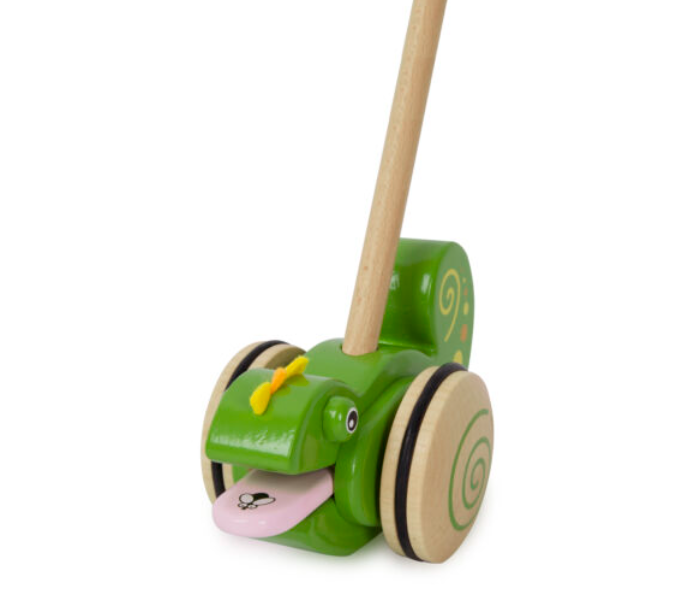 Classic World 10507 Wooden Push Chameleon Toy for Kids - Zoom Image 3