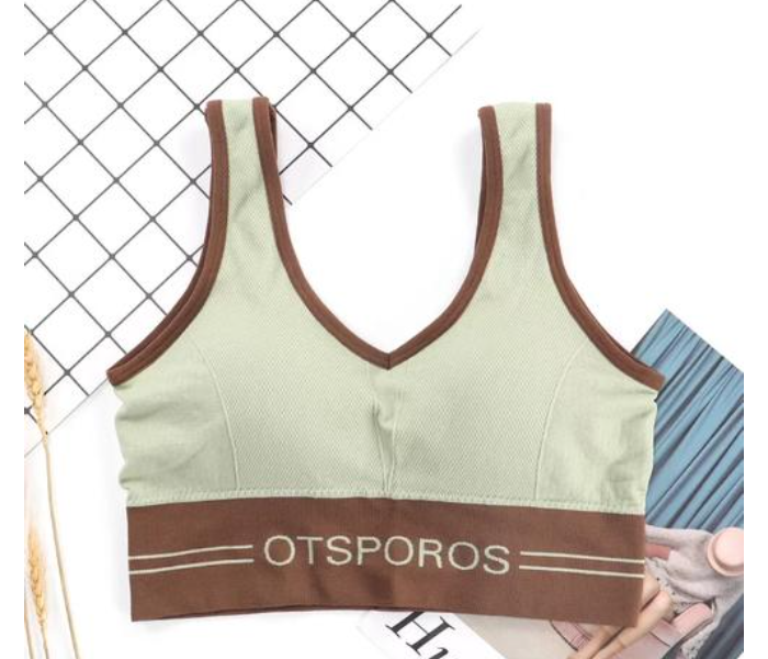 Set of 6 Pieces D3023 Free Size Womens Sports Workout Vest Padded Bras - Zoom Image 3