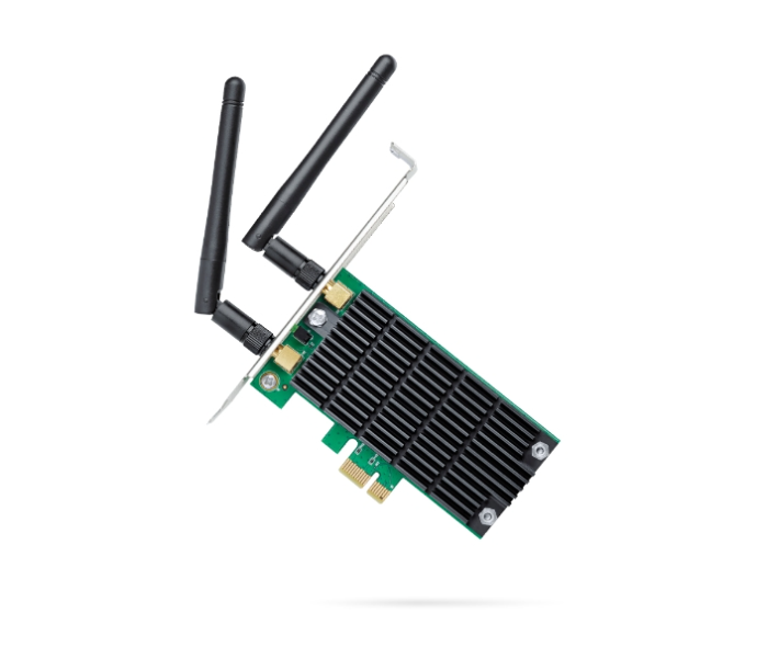 TP-Link AC1200 Wireless Dual Band PCI Express Adapter Archer T4E - Black - Zoom Image 1