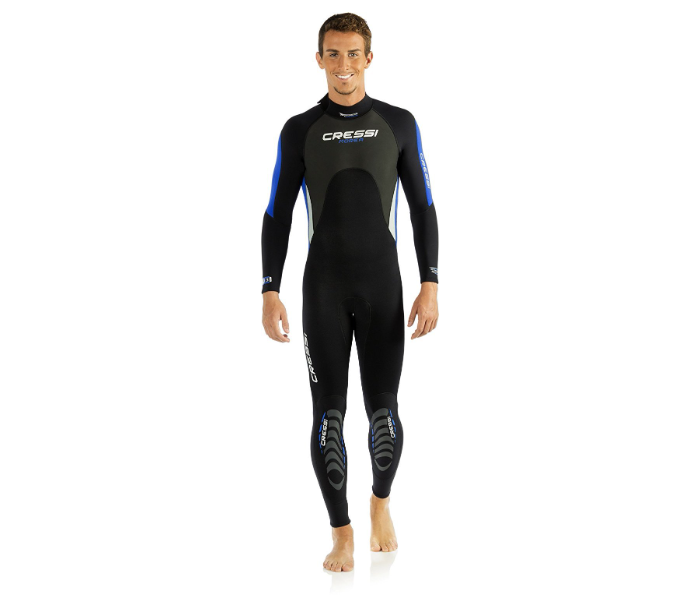 Cressi Morea 3mm Premium High Stretch Full Wetsuit for Men - Black - Zoom Image 1