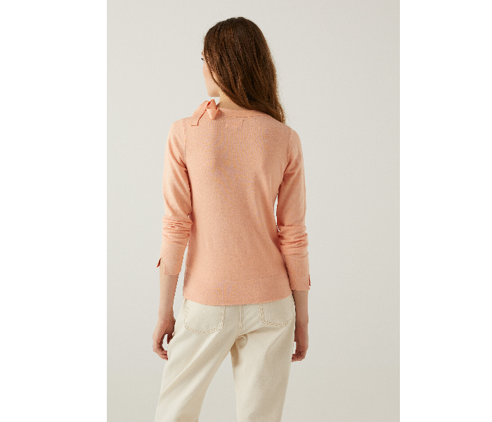 Springfield 133967263 Medium Knitwear for Women - Coral - Zoom Image 4