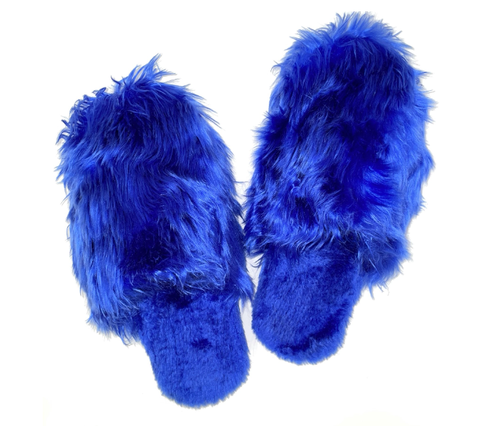 Casual LFC112 US 08 Daily Wear Soft Flat Home Slippers for Women - Blue - Zoom Image