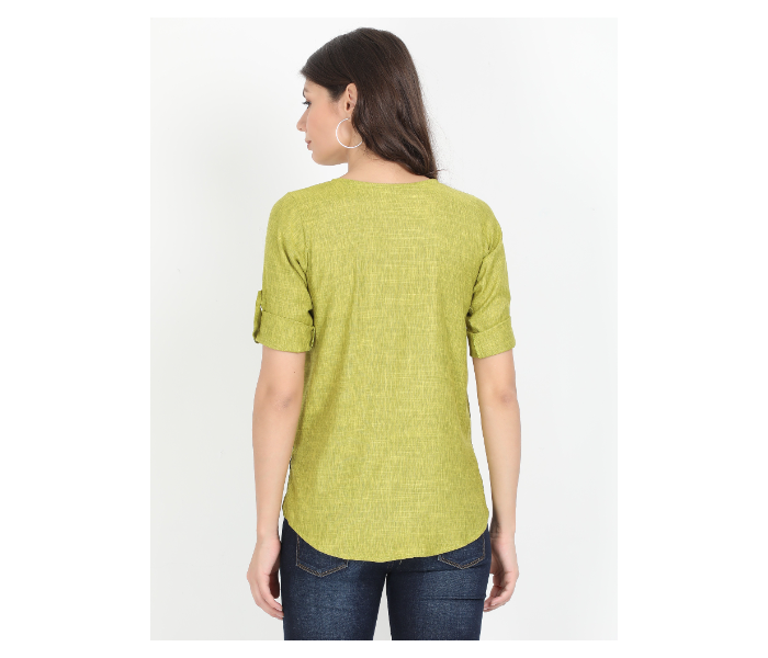 Kaia SK01ST0003PGR007 Small Casual Top for Women - Green - Zoom Image 2