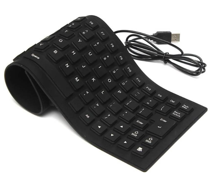 Haing Flexible Keyboard Black - Zoom Image 2