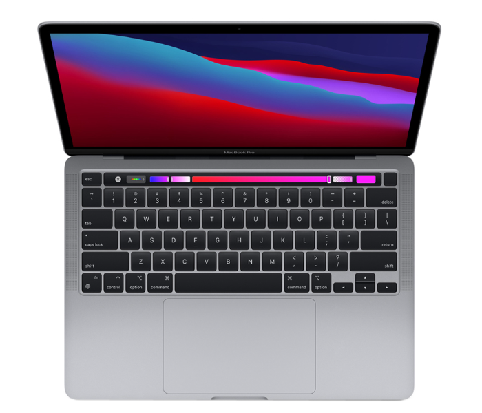 Apple MacBook Pro Z11C000FN 13.3 inch Display M1 Chip 16GB RAM 1TB Storage macOS English Arabic Keyboard - Grey - Zoom Image 2