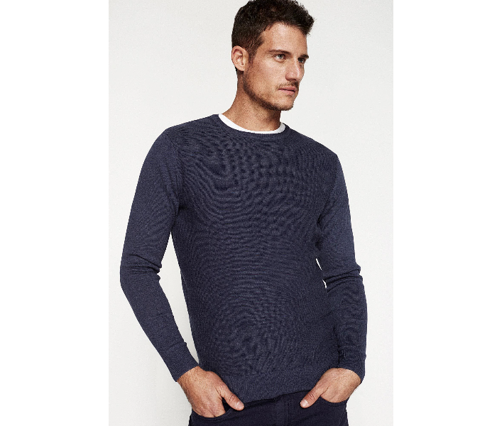 Springfield 141390213 XXL Cotton Knitwear for Men - Medium Blue - Zoom Image 1