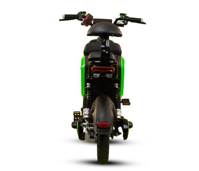 E-Motorad ENER-G 350W Dual Seater Electric Scooter - Green - Zoom Image 4