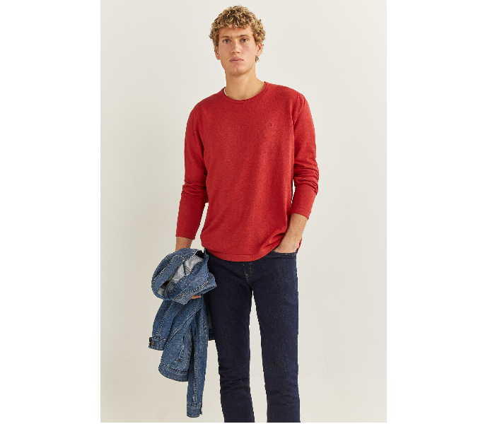 Springfield 140938762 Small Knitwear for Men - Red - Zoom Image 1