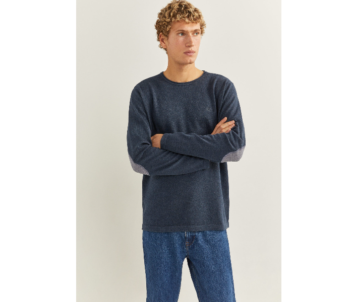 Springfield 140938711 Medium Knitwear for Men - Dark Blue - Zoom Image 1