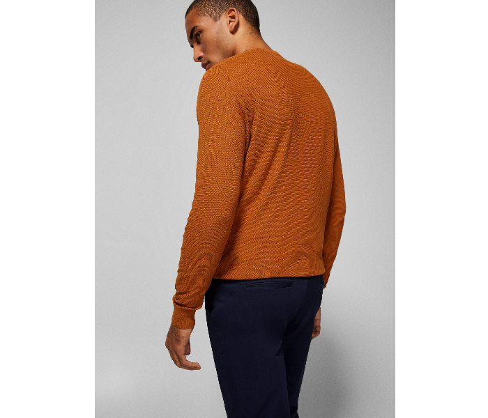 Springfield 140441567 Small Knitted Jumper for Men - Orange - Zoom Image 2