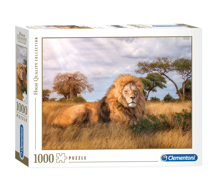 Clementoni 6800000250 1000 Piece The King Of Forest Lion Jigsaw Puzzle - Zoom Image 1