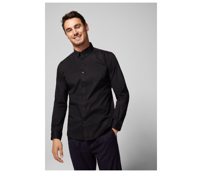 Springfield 150483501 XS Shirts for Men - Black - Zoom Image 1