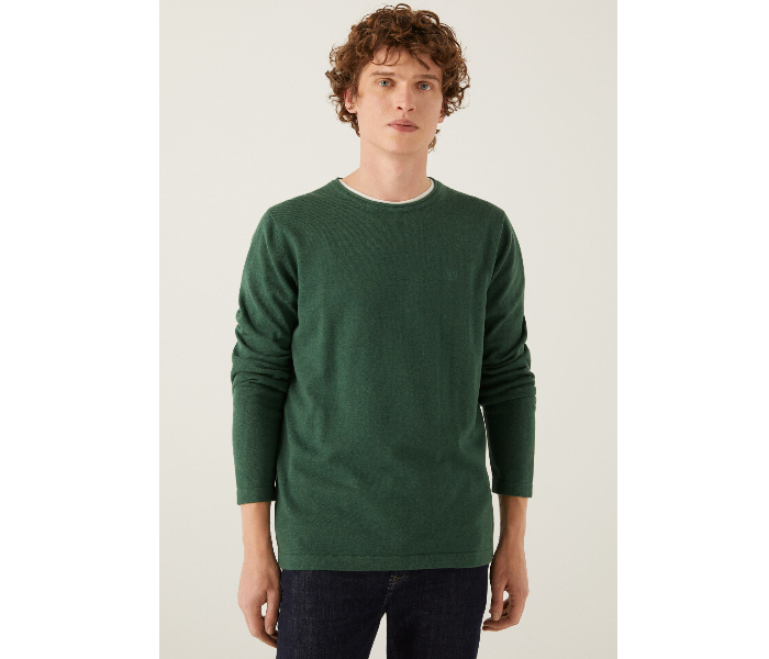 Springfield 140938727 Large Knitwear for Men - Green - Zoom Image 3