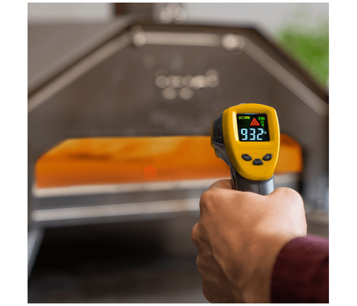 Ooni UU-P06100 Infrared Thermometer Digital Laser Temperature Gun - Black and Yellow - Zoom Image 2