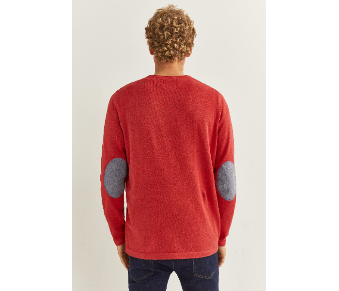 Springfield 140938762 Small Knitwear for Men - Red - Zoom Image 3