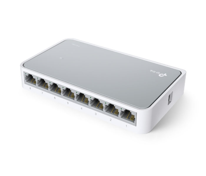 TP-Link 8-Port 10 100Mbps Desktop Switch TL-SF1008D - White - Zoom Image 2