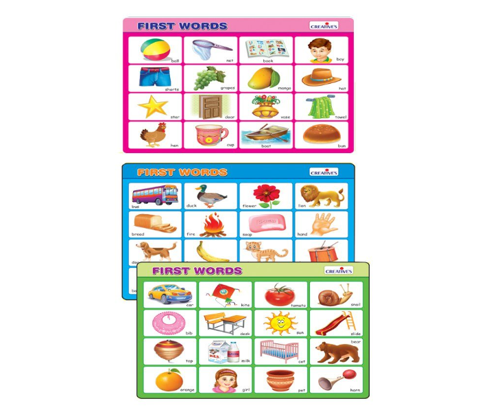 JMsouq Creative Educational CE00933 Learning To Read First Words Educational Game for Kids - Zoom Image 2