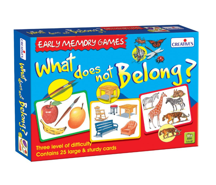 JMsouq Creative Educational CE00617 What Does Not Belong Game for Kids - Zoom Image 1