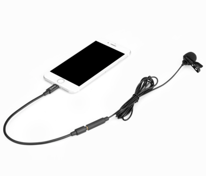 Boya BY-M2 Lavalier Mic for IOS - Black - Zoom Image 4