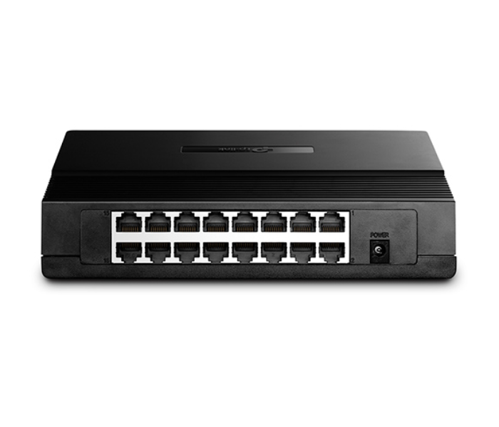 TP-Link 16-Port 10 100Mbps Desktop Switch TL-SF1016D - Black - Zoom Image 3