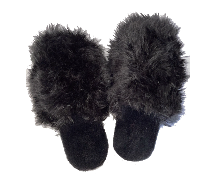 Casual LFC112 US 09 Daily Wear Soft Flat Home Slippers for Women - Black - Zoom Image